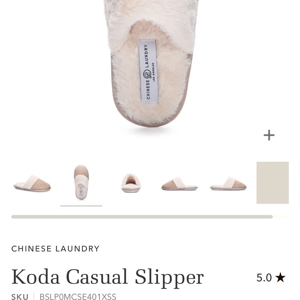 Chinese Laundry Koda Casual Slipper - Cream